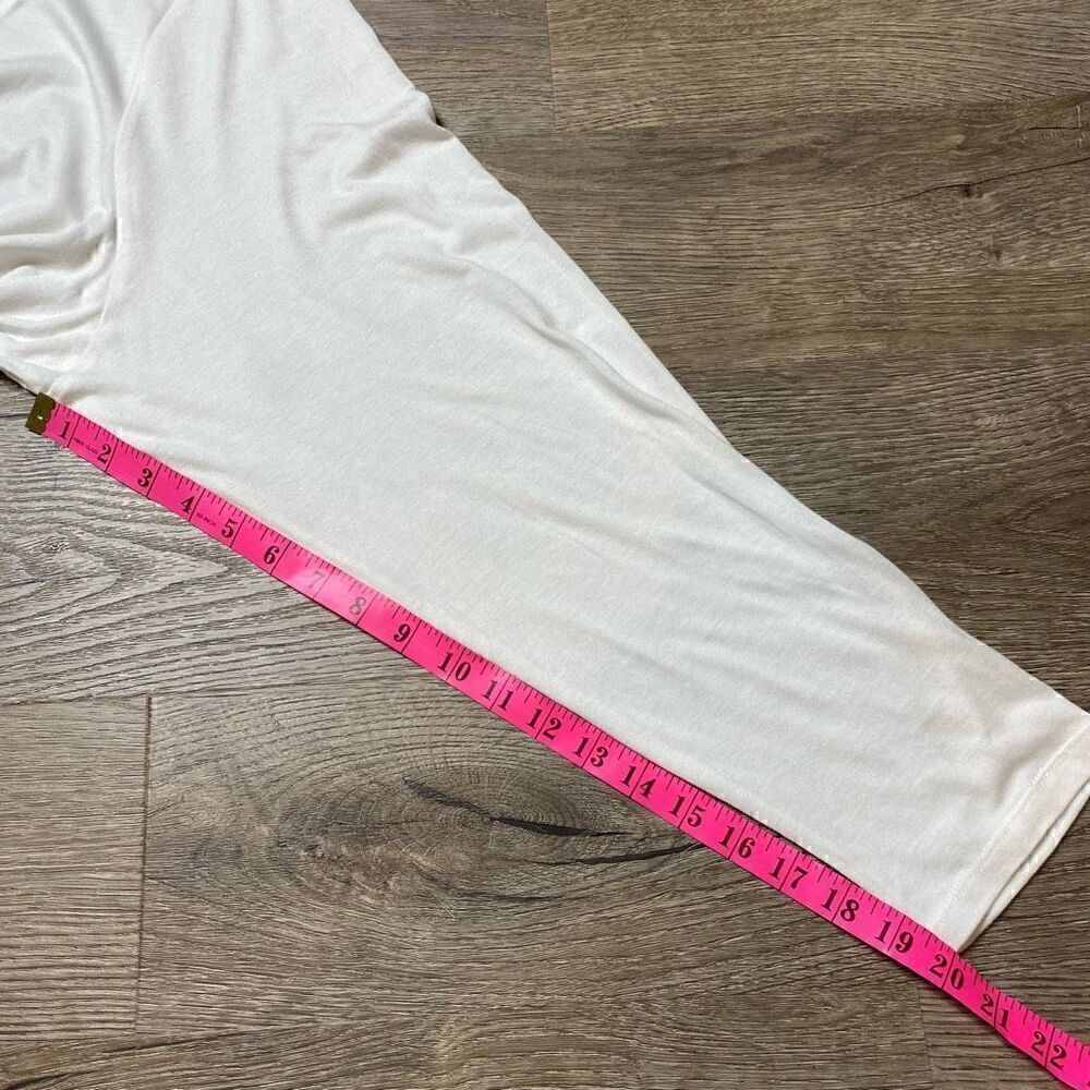 Torrid White Long Sleeve Tshirt Basic Top Tunic Size 4X Stretch Pristine Cond. - Picture 9 of 9